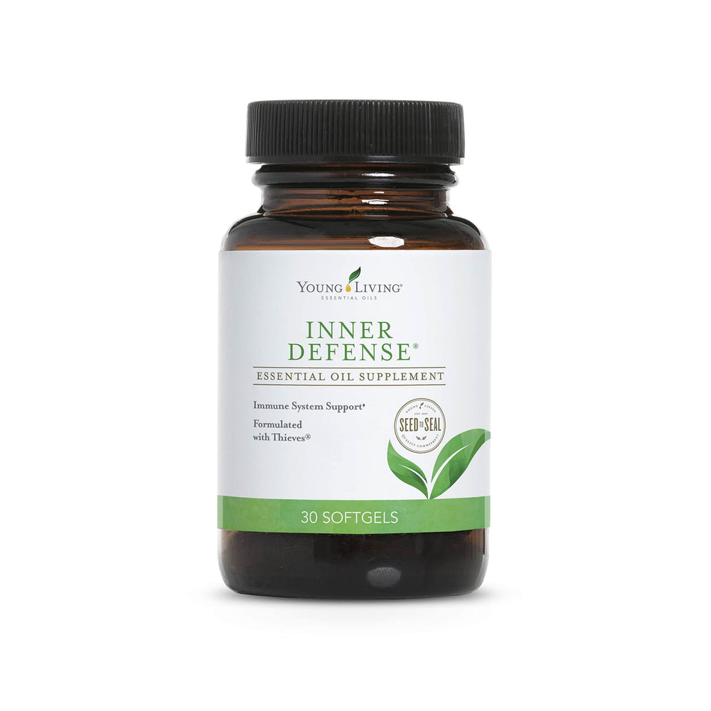 Young Living Inner Defense bottle front view for daily immune support.
