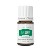 Young Living Jade Lemon Vitality bottle shown for culinary use and flavor enhancement