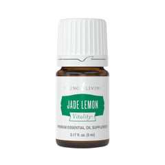 Young Living Jade Lemon Vitality bottle shown for culinary use and flavor enhancement