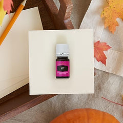 Young Living Joy aroma diffuser setup showing inviting scent for relaxation.