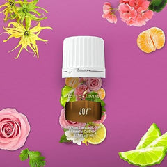 Young Living Joy ylang-ylang note—floral layer for subtle mood lift.