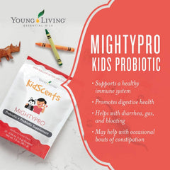 Young Living KidScents MightyPro daily-use packets for kid-friendly routines.