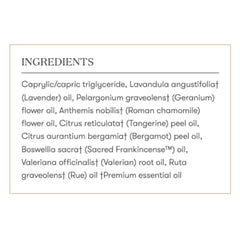 Close-up of SleepyIze label highlighting lavender blend for soothing evenings