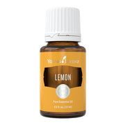 Young Living Lemon bottle cap highlights crisp citrus aroma for bright spaces.