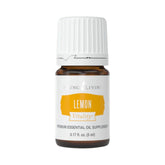 Young Living Lemon Vitality bottle front view for fresh citrus flavoring.