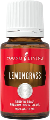 Young Living Lemongrass oil bottle with calming aroma for home use