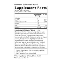 Chlorophyll-rich capsules from Young Living MultiGreens