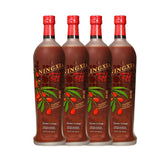 Young Living NingXia Red bottle pour highlighting convenient daily antioxidant support.