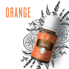 Topical dilution of Young Living Orange Oil for safe skin use.