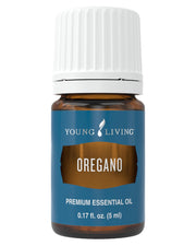 Young Living Oregano essential oil bottle with pure aroma for diffusion