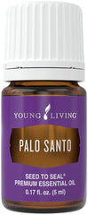 Young Living Palo Santo essential oil ready for ritual aromatherapy and focus.