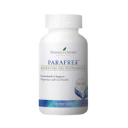Young Living ParaFree softgels bottle for daily digestive health support in a simple routine.