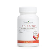 Young Living PD 80/20 bottle shown for daily endocrine support and convenient use.