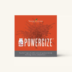 PowerGize label and ingredients area suggesting nutrient blend for vitality.