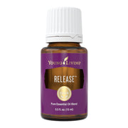 Young Living Release 15ml bottle showing calming aroma for diffusing.