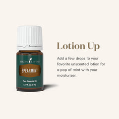 Young Living Spearmint oil used to diffuse with Citrus Fresh for an uplifting scent