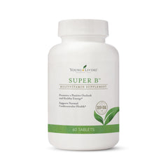 Young Living Super B bottle front showing label for energy support.