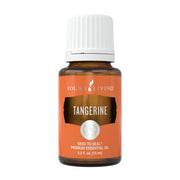 Young Living Tangerine 15ml bottle shown for uplifting citrus aroma