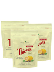 Young Living Thieves hard lozenges pack front for on-the-go immunity support