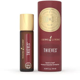 Young Living Thieves Roll-On ofrece aplicación conveniente para uso rápido en cualquier lugar.