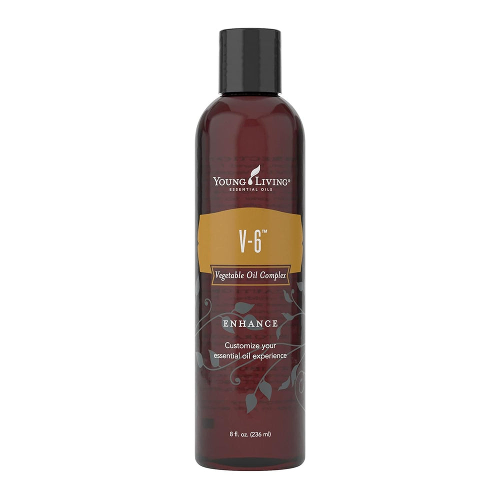 Young Living V-6 Enhanced bottle ready for custom dilutions.