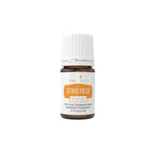 Young Living Vitality Citrus Fresh bottle label highlights a bright citrus blend for culinary use.