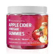 Youngevity Apple Cider Vinegar Gummies jar close-up for daily wellness routine