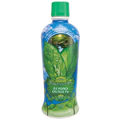 Youngevity Beyond Osteo-Fx Liquid bottle with tropical vanilla supports bone health