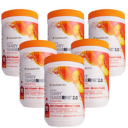 Youngevity Beyond Tangy Tangerine 2.0 bottle-front shows Citrus Peach Fusion for daily nourishment.