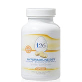 Youngevity i26 Hyperimmune Egg Capsules bottle label highlighting immune and digestive support.