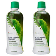 Youngevity Plant Derived Liquid Minerals bottle showing the product in daily use.