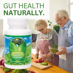 Youngevity Ultimate Nightly Essense label shows strains and enzymes for digestion support