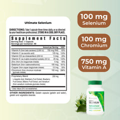 Youngevity Ultimate Selenium bottle back lists ingredients and I-selenomethionine.