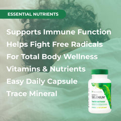 Youngevity Ultimate Selenium label close-up highlights cofactors blend.