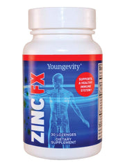 Youngevity Zinc FX bottle with chewables for daily wellness