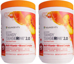 Youngevity Beyond Tangy Tangerine 2.0 bottle front view for daily wellness support.