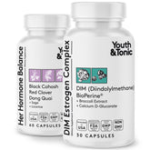 Youth & Tonic DIM bottle front for estrogen metabolism support.
