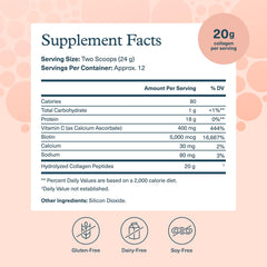 Scoop included with Youtheory collagen powder for easy serving