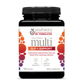 Youtheory High Potency Multi GLP-1 Support bottle front view for immune and bone health support.