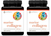 Youtheory Marine Collagen bottle front showing the full label and product name