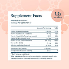 Youtheory Marine Collagen bottle on white for easy daily use.