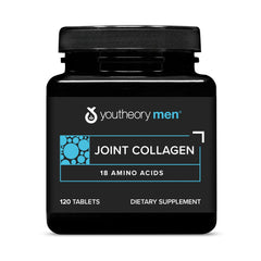 Youtheory Men's Joint Collagen bottle-front view supports daily joint health