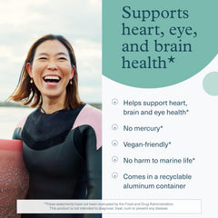 Youtheory Ocean-Friendly Omega softgels arranged for daily intake
