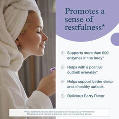 Effervescent mix dissolving in water for easy daily intake with Youtheory Relax