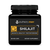 Youtheory Shilajit bottle front view for daily vitality support