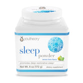 Youtheory Sleep Nighttime Powder bottle ready for circadian rhythm support during nightly routines.