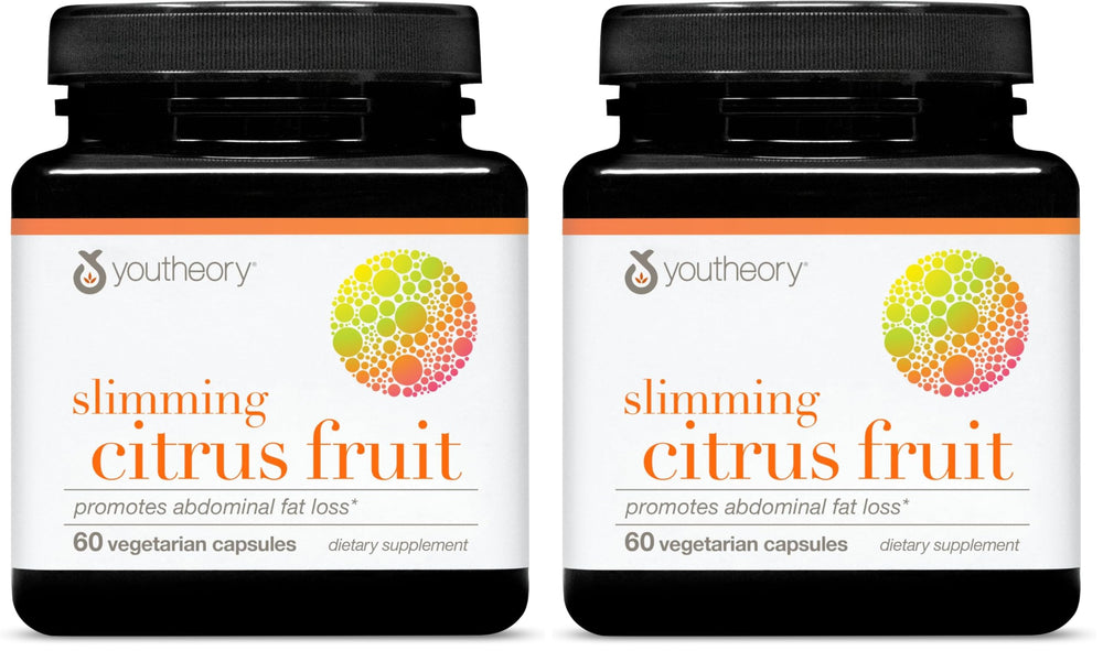 Youtheory Slimming Citrus bottle for easy daily wellness support.