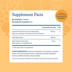 Closeup of Youtheory Turmeric capsules for convenient daily use