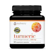 Youtheory Turmeric Extra Strength bottle supports daily joint and muscle comfort
