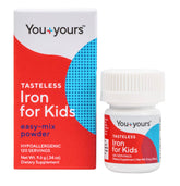 You+yours tasteless iron bottle ready for everyday use with no added flavor.